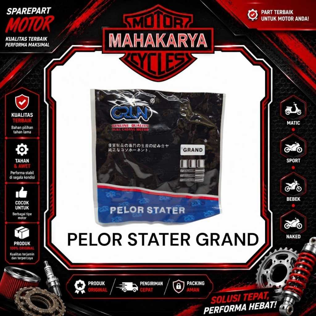 PELOR MIMIS STATER GRAND SUPRA X SUPRA FIT LAMA ONEWAY ONLY GOTRI STATER