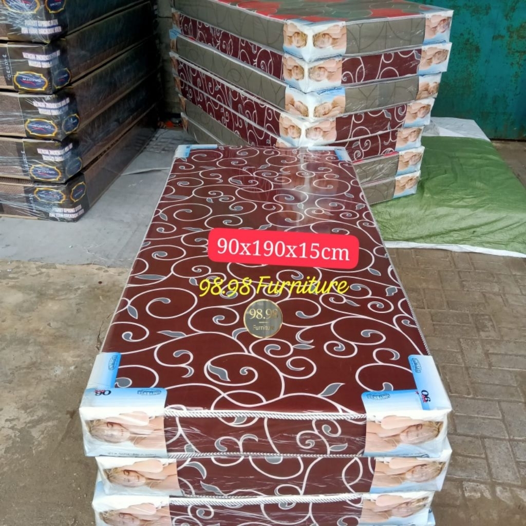 Tilam Busa 3 Kaki  Tebal 15cm - Kasur Busa single 90x190cm - Ready Stock - Cocok Untuk Anak Kos