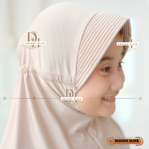 Dharma Hijab Store - Hijab Serut Anak Remaja Usia 7-13 th Jersey Premium I Hijab Anak I Jilbab Anak