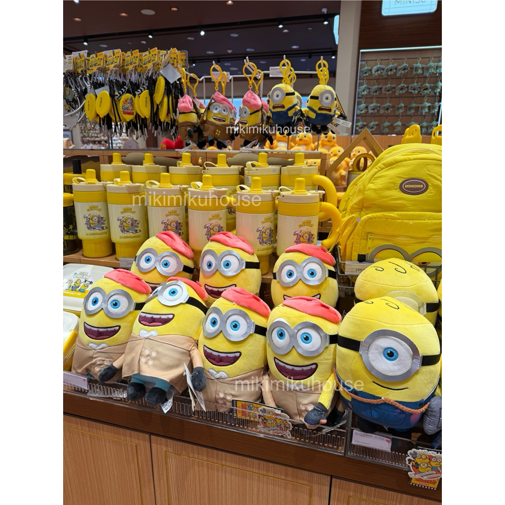 MINISO MINIONS DOLL KEYCHAIN MINION HENRY JAMES MINIONS AND MONSTERS KEYRING MINION GANTUNGAN BAG CH