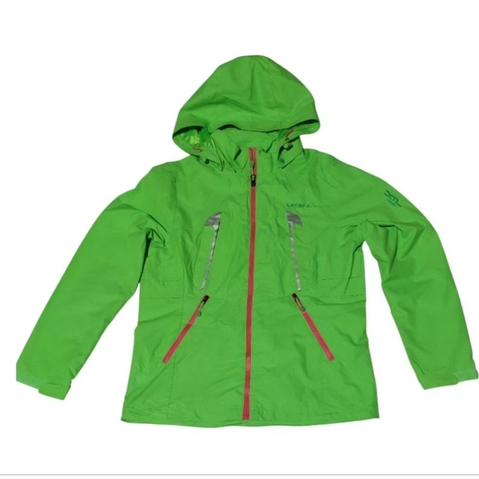 Jaket Gunung Lecaf Hiking Outdoor Warna Pekat Daun Talas Istimewa