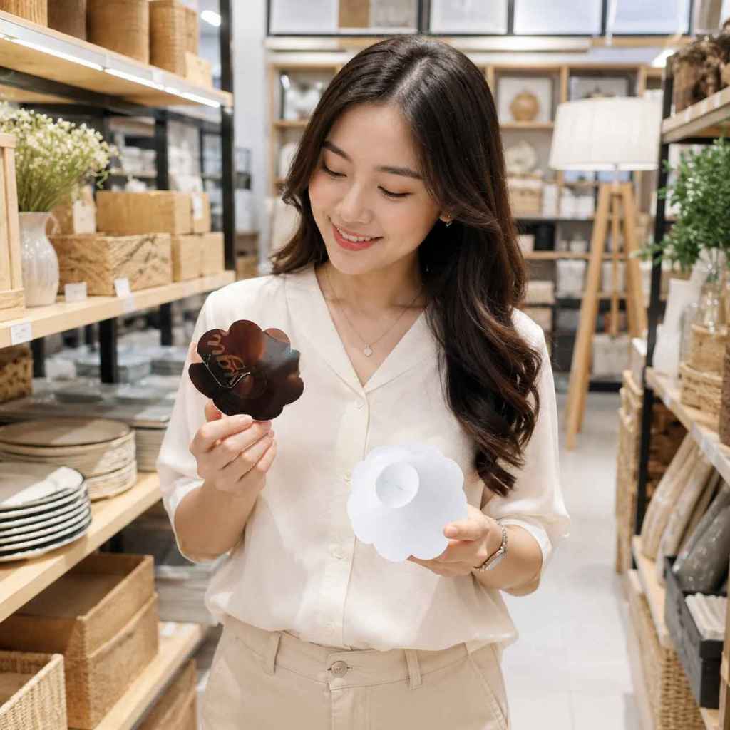 Sudi Bikang Mawar Isi 100 Pcs | Kertas Sudi Bikang Cup Kue Bikang Premium Tebal
