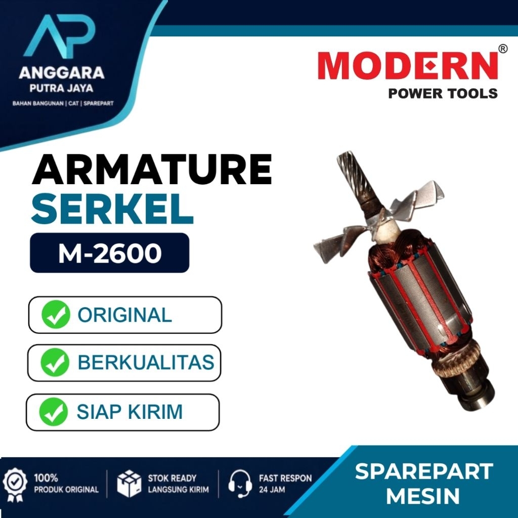 Armature/Angker MODERN M-2600 Mesin Circular saw/Serkel