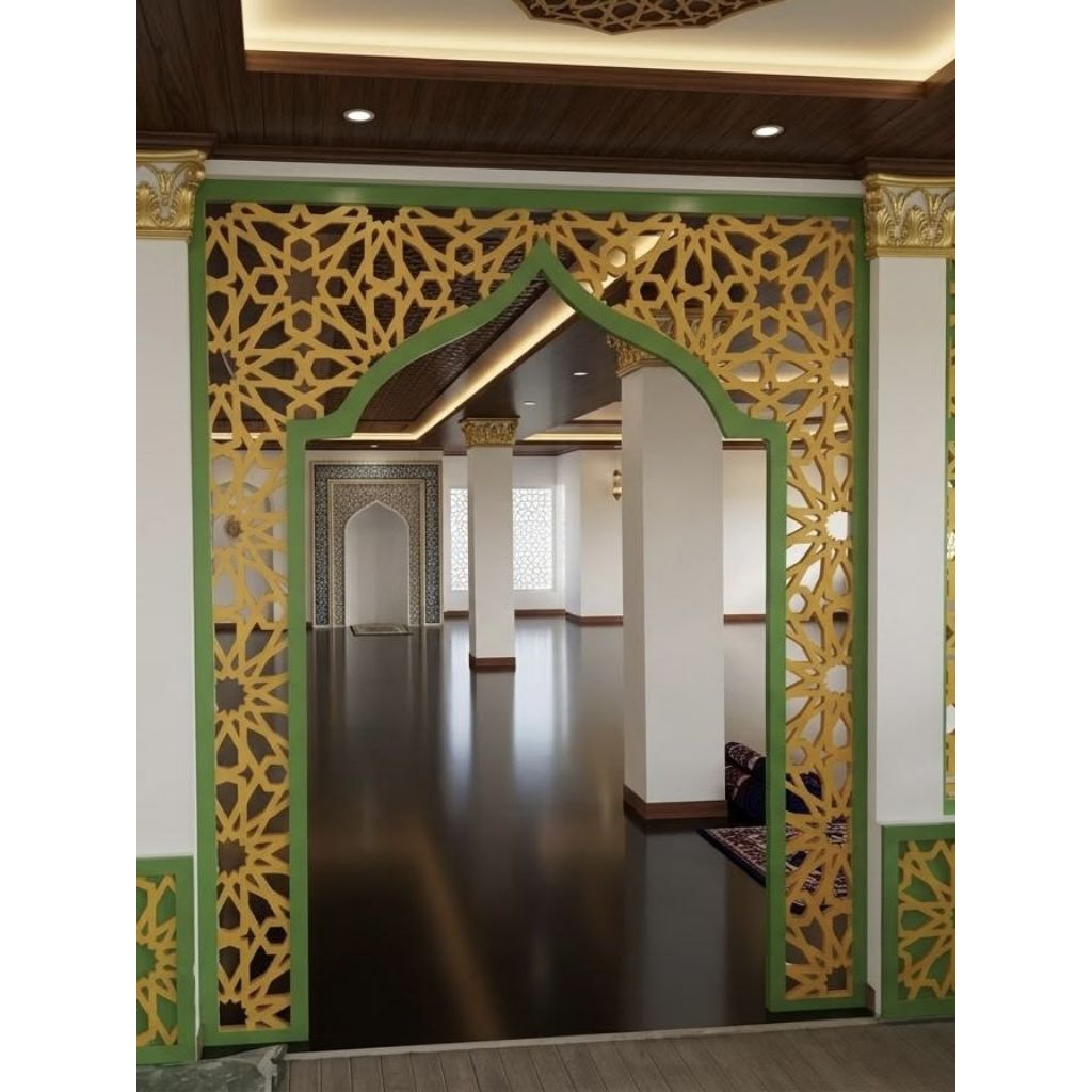 Krawangan GRC Mihrab Mushola Minimalis Motif Islami Per Meter