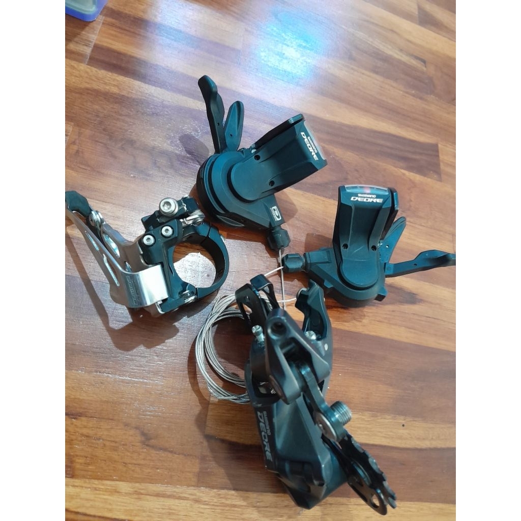Gs Deore Shifter 2×10 Speed Fd Rd Copotan Second OK