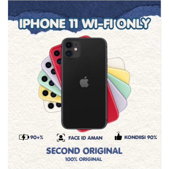 IPhone 11 64GB/128G/256G Secondhand WIFI ONLY