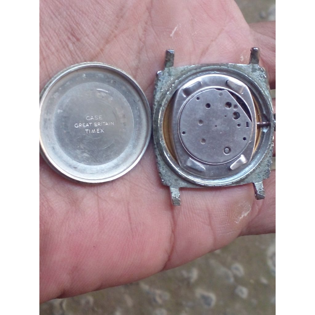 Vintage Timex Britanian Military Manual Winding Original