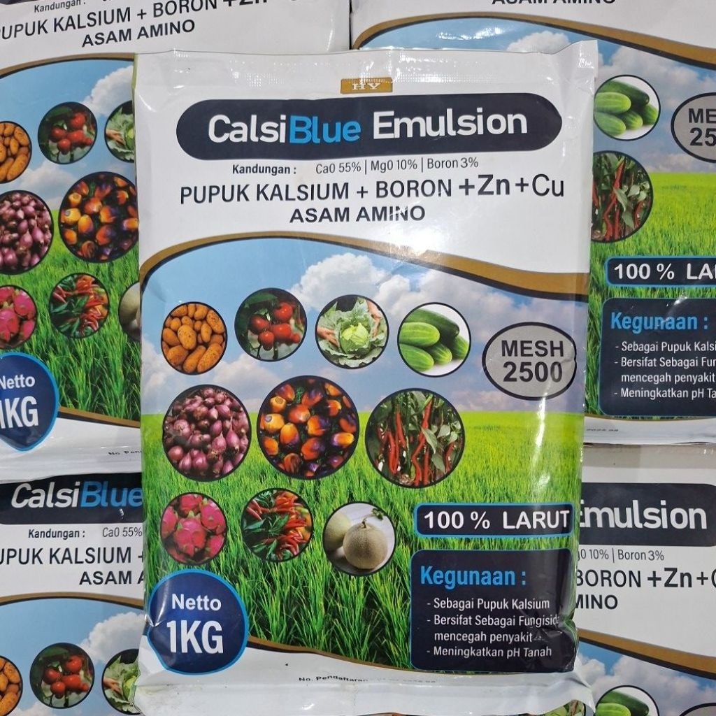 CalsiBlue Emulsion pupuk kalsium boron zink tembaga Asam Amino