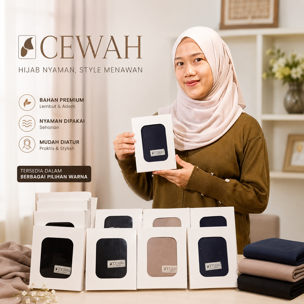 Kerudung Pashmina/Hijab Pashmina/Flow/Elastis/Ringan dan Lembut