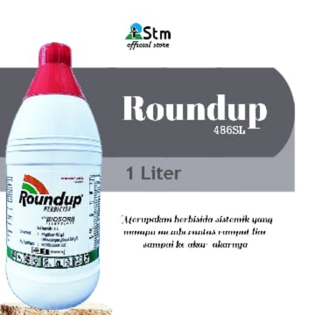 ROUNDUP 1 LITER PEMBASMI RUMPUT