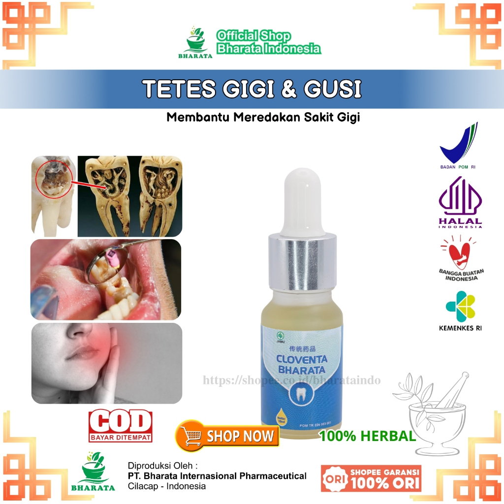 CLOVENTA BHARATA Original Official Shop Herbal Alami BPOM Halal MUI