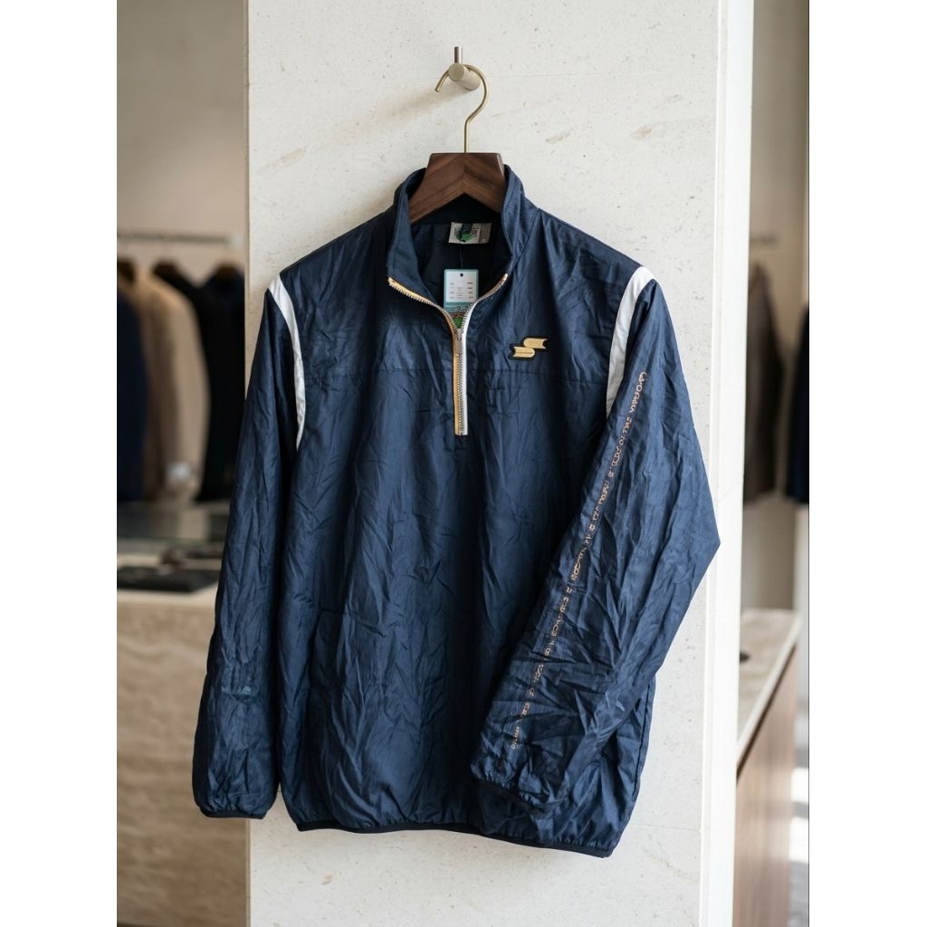 Jaket polar halfzipper anak remaja kondisi seperti baru