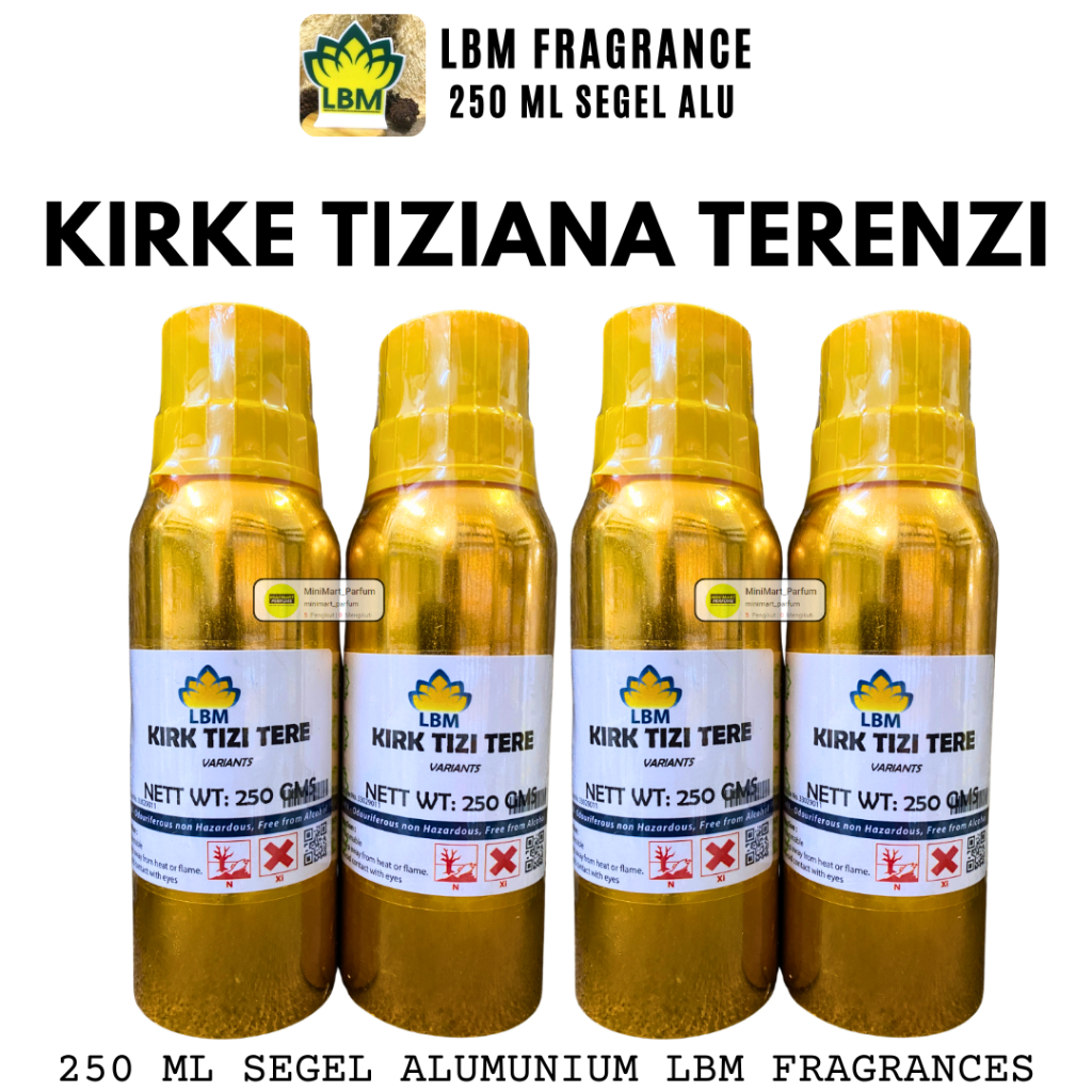 Bibit Parfum KIRKE ( Terenzi Kirke ) 250 ML SEGEL Alumunium LBM Fragrance