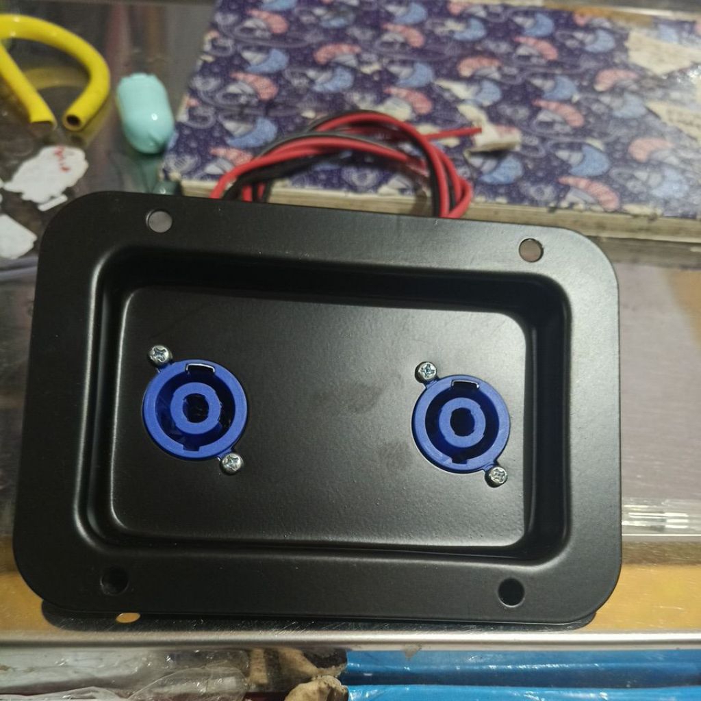 PLAT SPIKON 1 SET BMA KABEL 1 METER TERPASANG