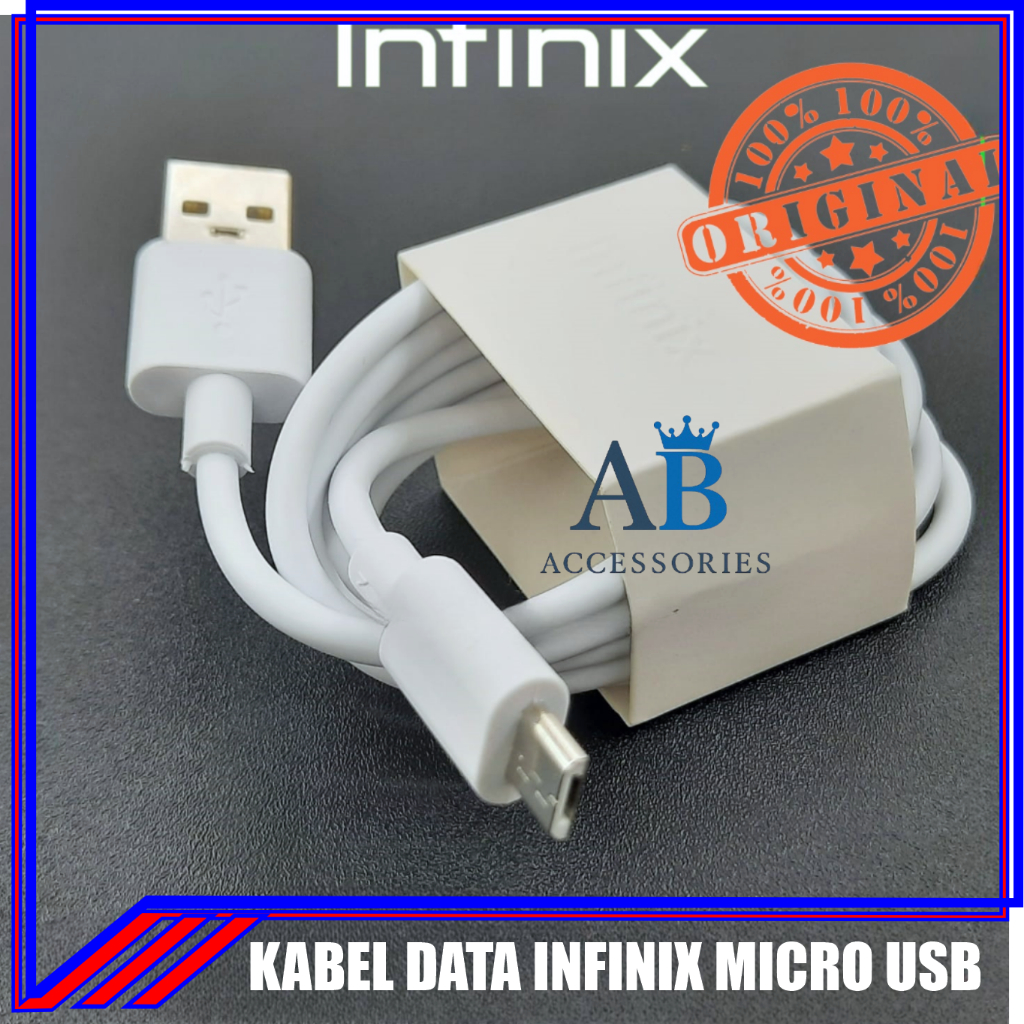 kabel infinix usb micro asli copotan