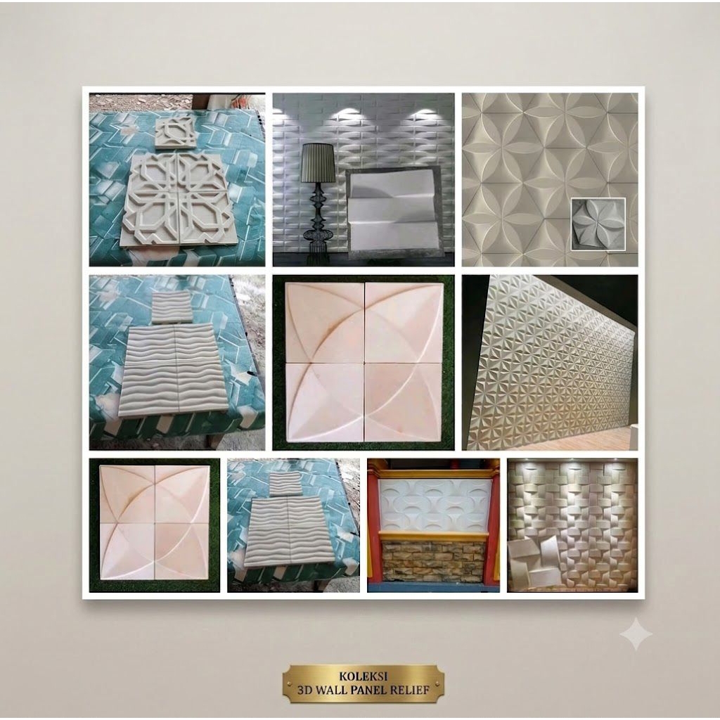 Roster Tempel/Roster Beton Tempel/Roster Hiasan dinding/Ornamen dinding 20x20 cm