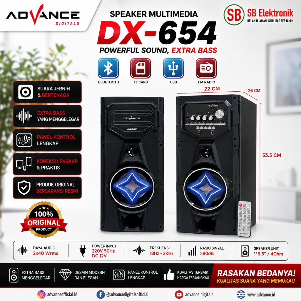 SPEAKER MULTIMEDIA SPEAKER ADVANCE DX654