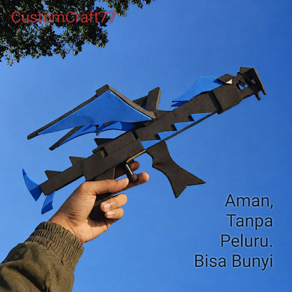 AK Draco , AK47 Blue Flame Draco , Evo Gun , Senjata Free Fire , Senjata FF ,  Free Fire, SG Naga , 