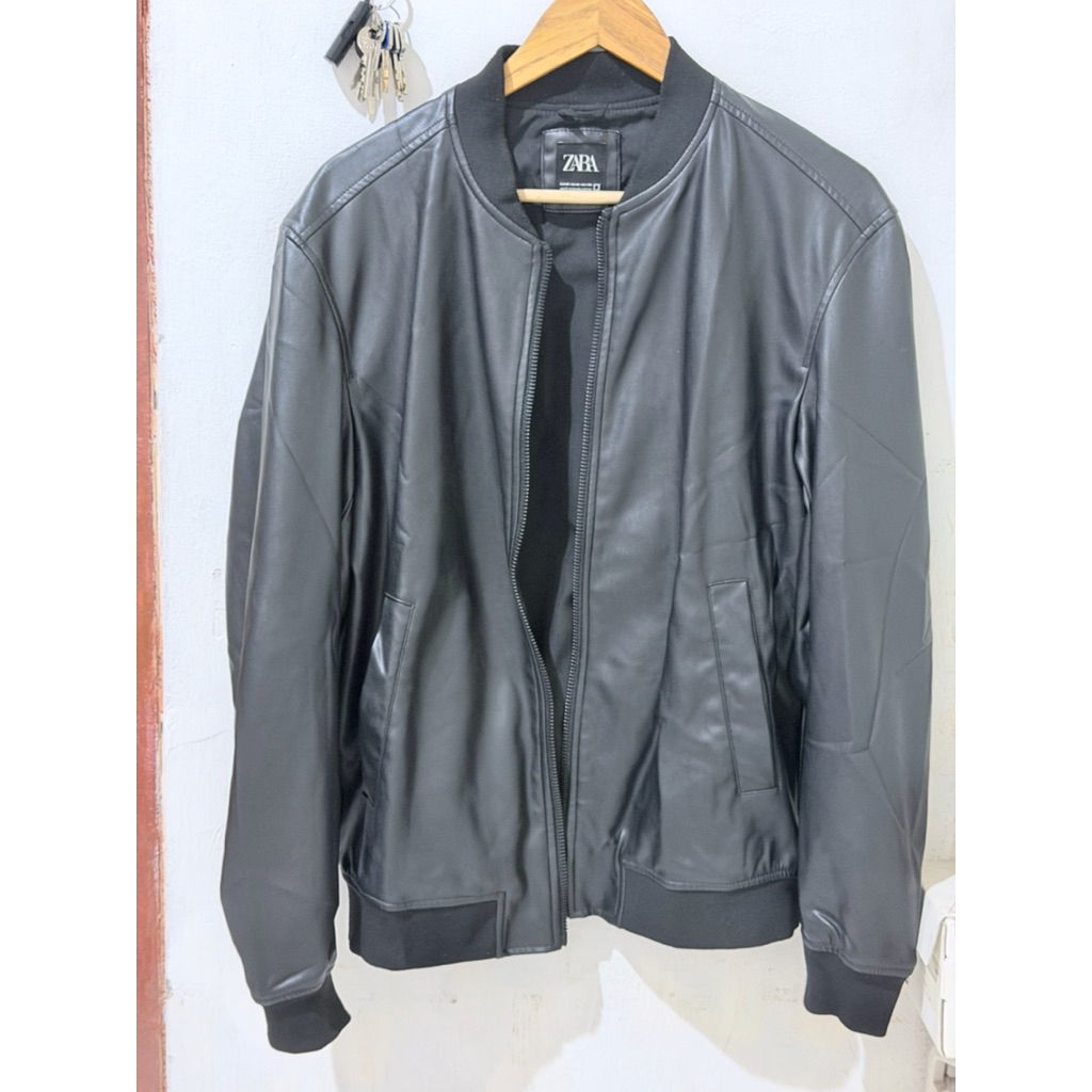 Zara Leather Jacket - Black