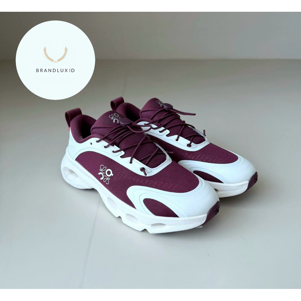 Brandluxid Cloud Solo Sneaker Burgundy White