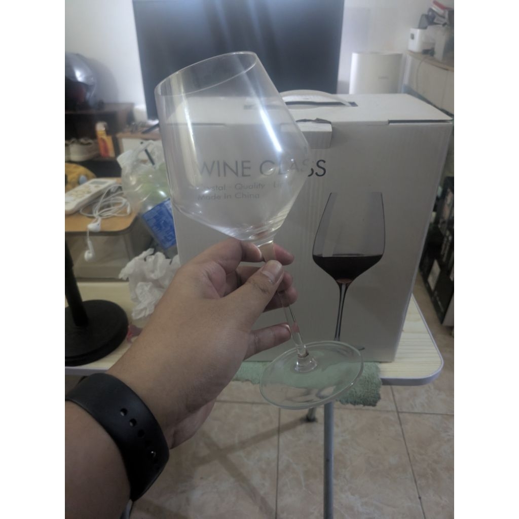 prelove gelas wine kaki tinggi