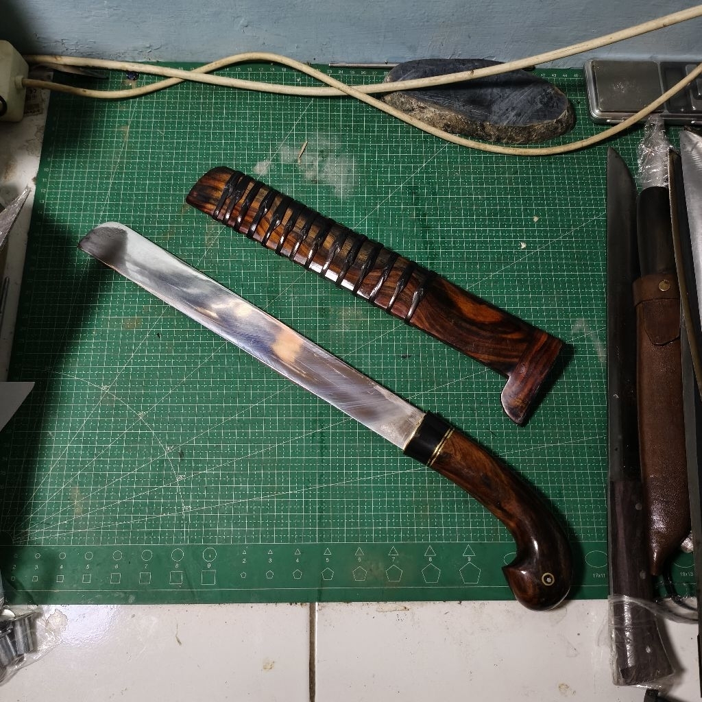 Pisau Sembelihan / golsem candung bahan Bohler N695