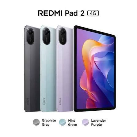 Tablet Xiaomi Redmi Pad 2 4G Layar 11 Inci FHD+ 6GB RAM 128GB Sim All operator
