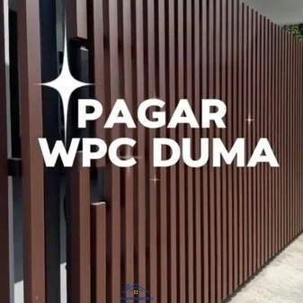 Pagar wpc Duma / Pagar wpc outdoor / Wpc outdoor pagar