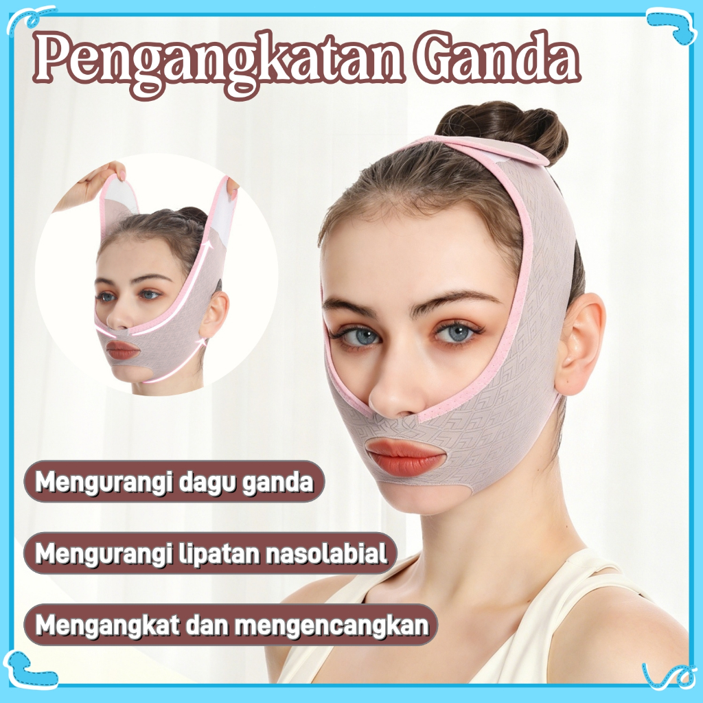 Bagus boy 3D V-Shape Double Chin Tightening Bandage/V Sabuk Pelangsing Wajah & Dagu V Line/Face Slim