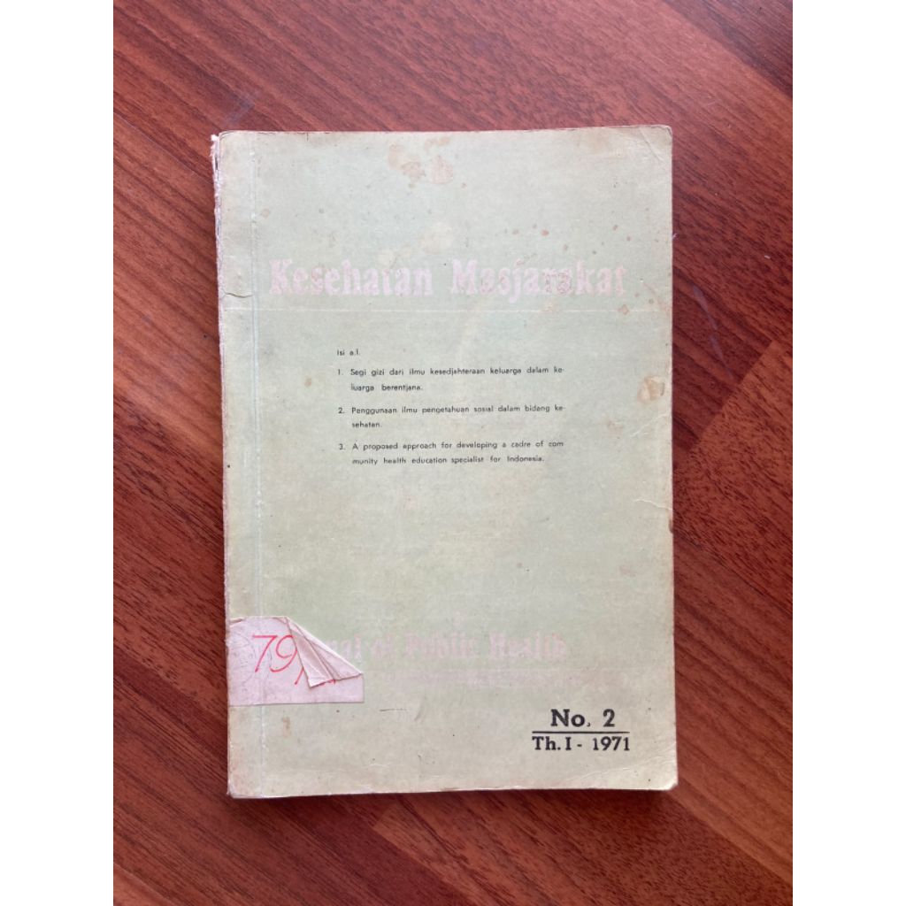 Majalah kesehatan masyarakat tahun 1971