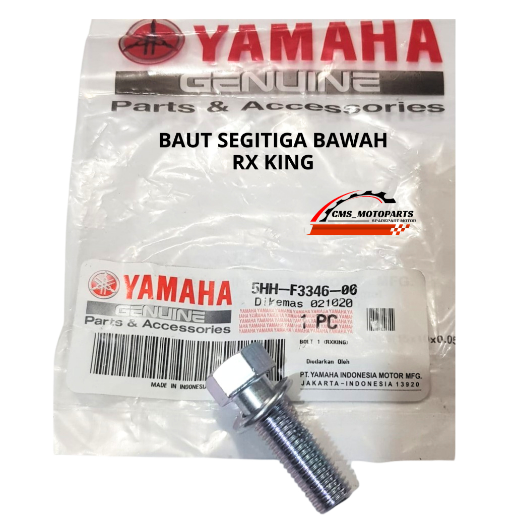 BAUT BOLT SEGITIGA BAWAH YAMAHA RX KING 5HH-F3346-00