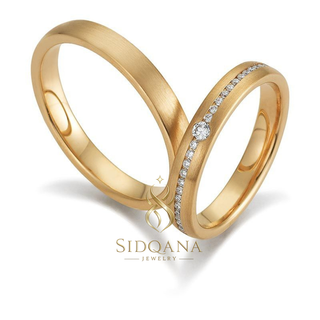 Sidqana Jewelry - Cincin Couple Silver Perak Murni - Couple Ring