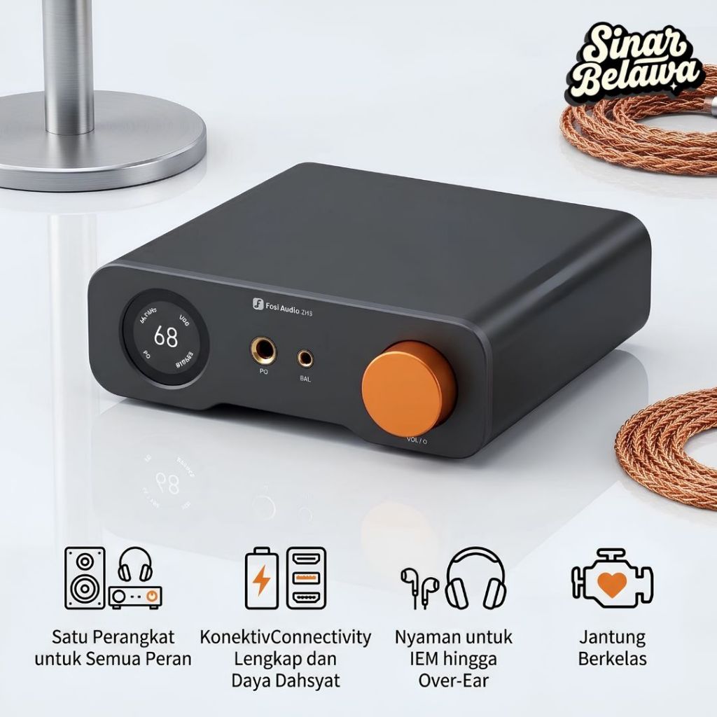 Audio Balance Amplifier DAC Preamp Dual Channel 12V LCD Display