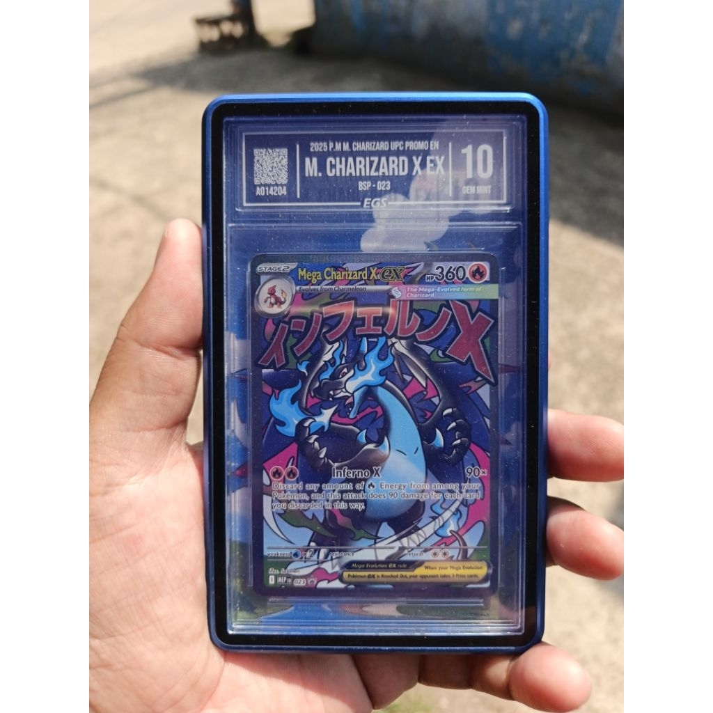 Mega Charizard x ex MA promo english egs 10 gemt mint , free 2 ar jp