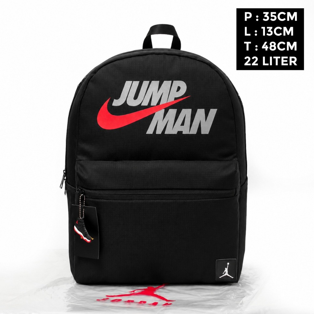 Tas Ransel Air Jordan / Backpack Pria Import Mirror ORI / Tas Sekolah
