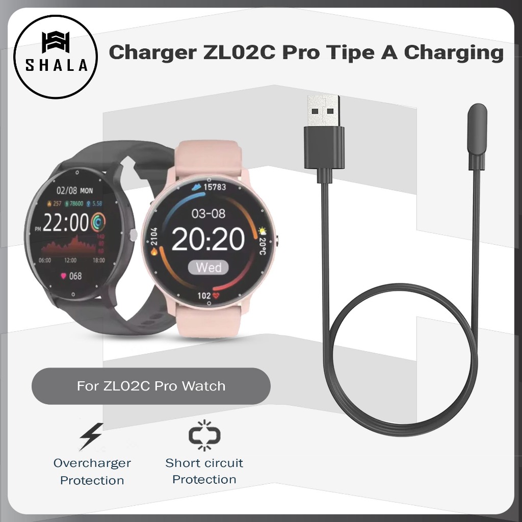 Kabel Charger ZL02CPRO Smartwatch Tipe A Charging