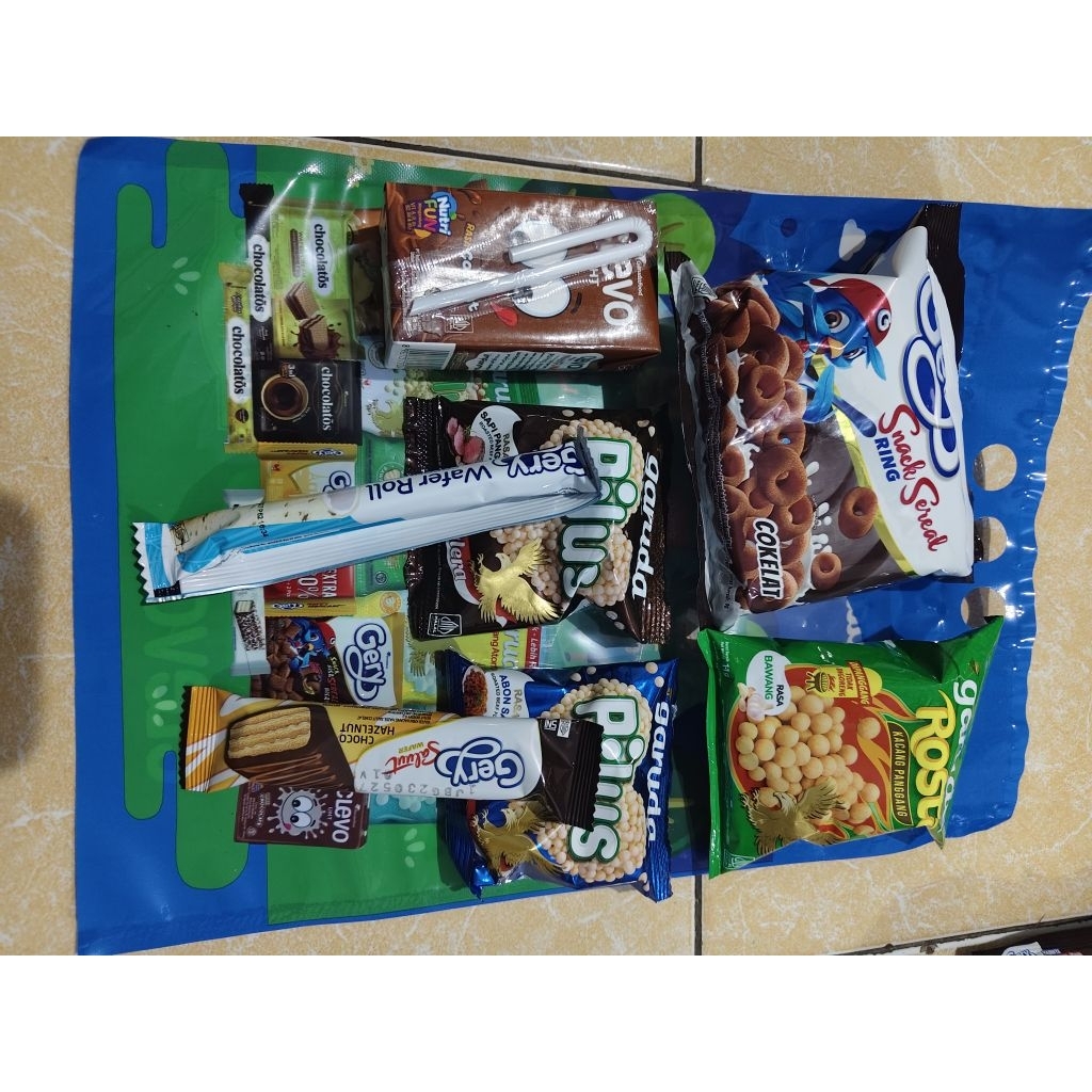 COD READY PAKET GARUDA MINIM 5PCS SNACK ULANG TAHUN SNACK HAJATAN SNACK WISUDA SUNAT SANTUNAN