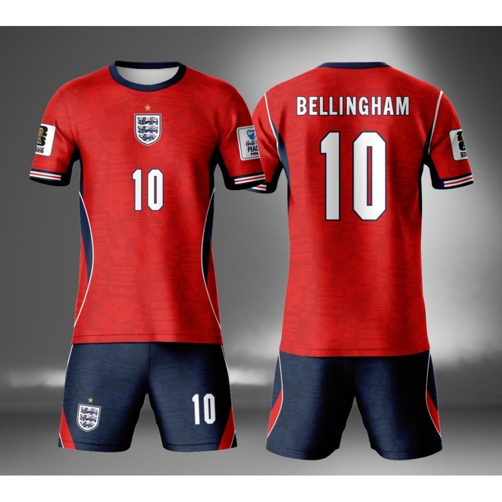 Jersey anak timnas inggris BELLINGHAM HOME AWAY TERBARU