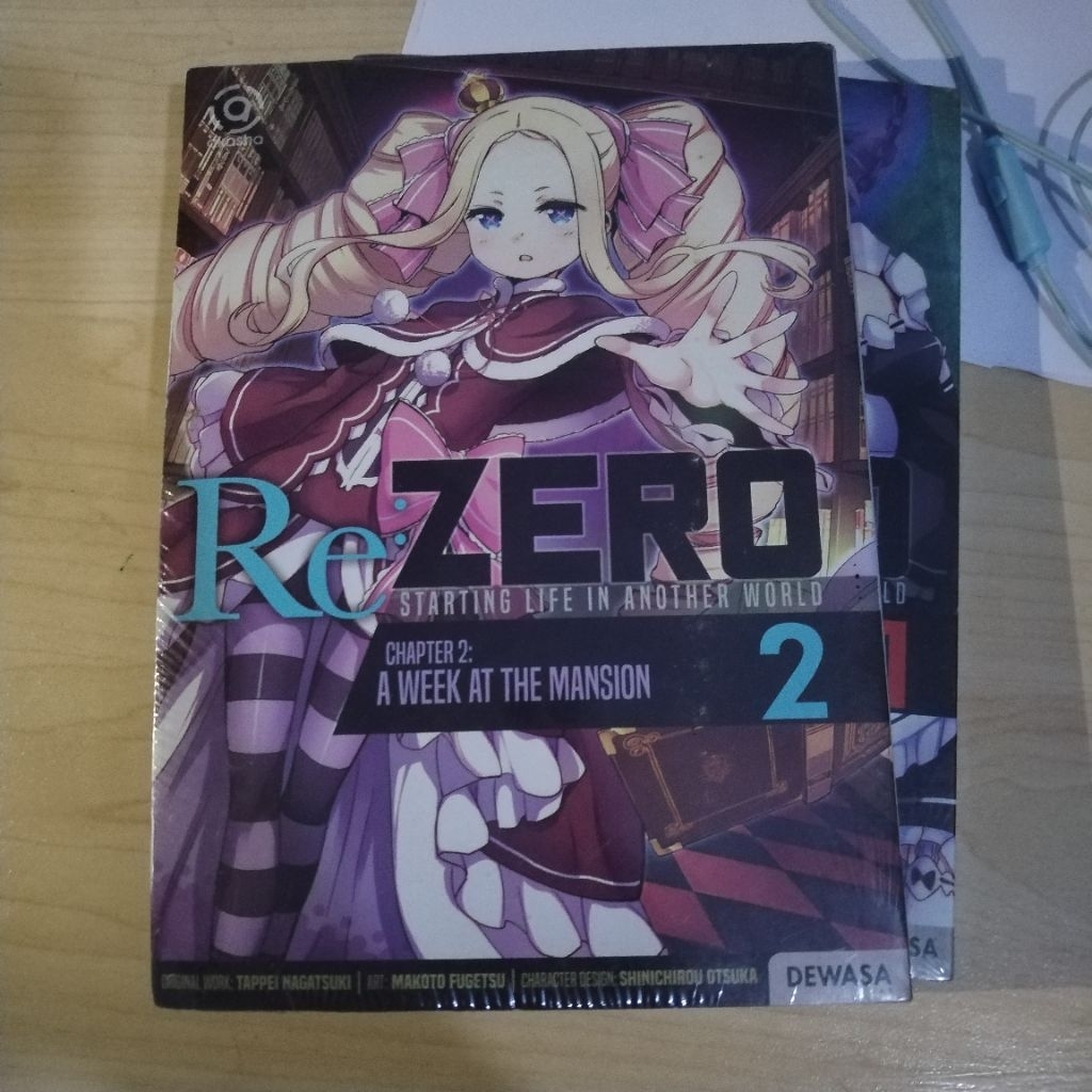 komik Re Zero Chapter 2 Volume 1 dan 2