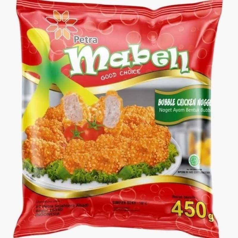 Naget Mabel Crispy 450gr Chicken Nugget Crispy Buble Rasa Ayam Siap Saji