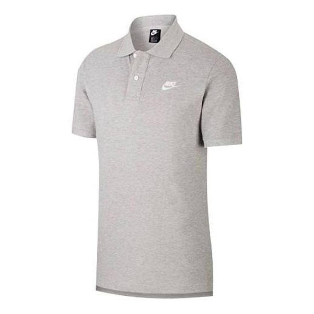 Kaos Polo Pria Nike As M Nk Club Pq Matchup Polo Grey Heather White CJ4457-063