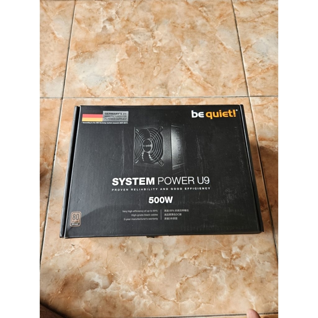 PSU BeQuiet System Power U9 500W 80+ Bronze