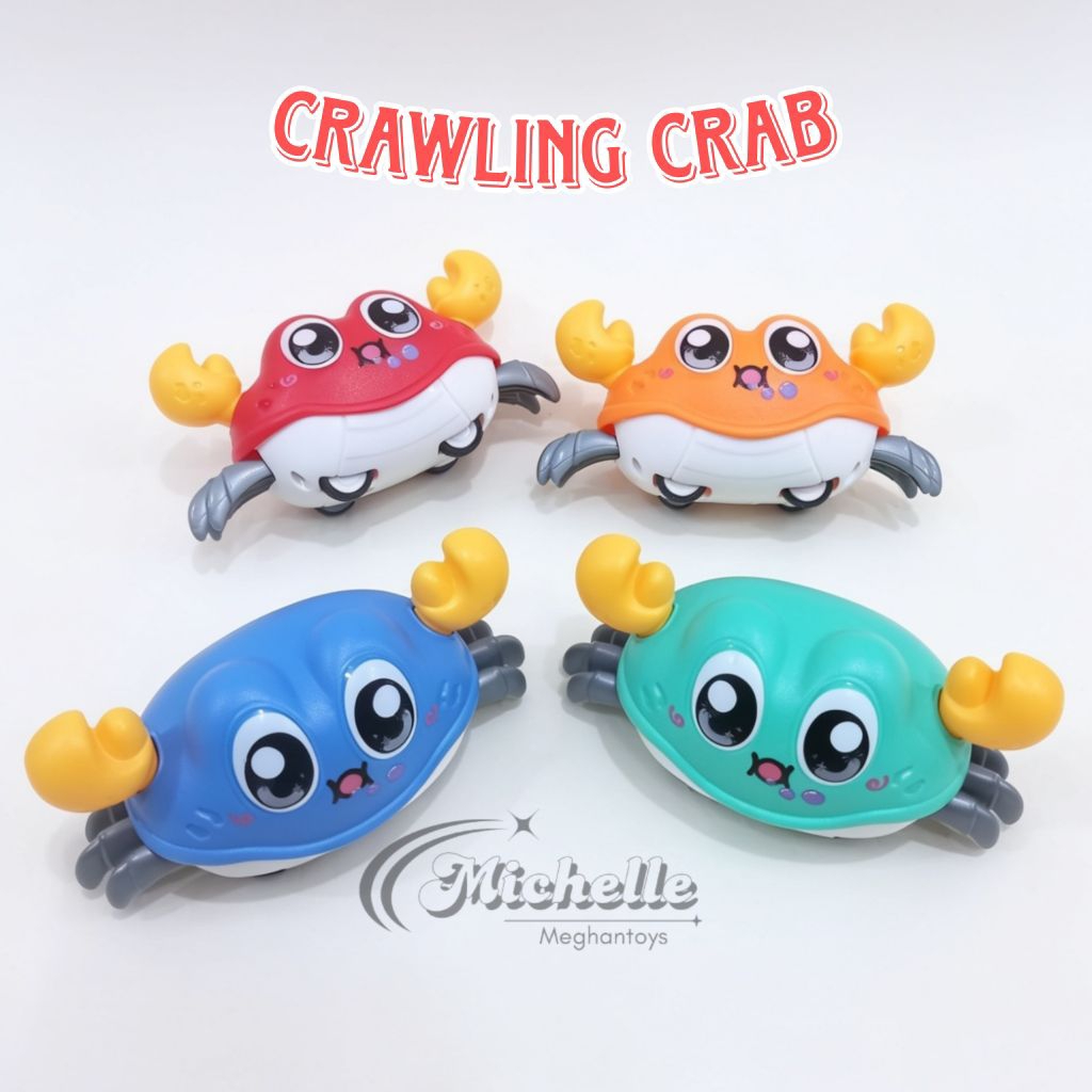 Mainan Anak Crawling Crab / Mainan Kepiting Berjalan - Walking Crab
