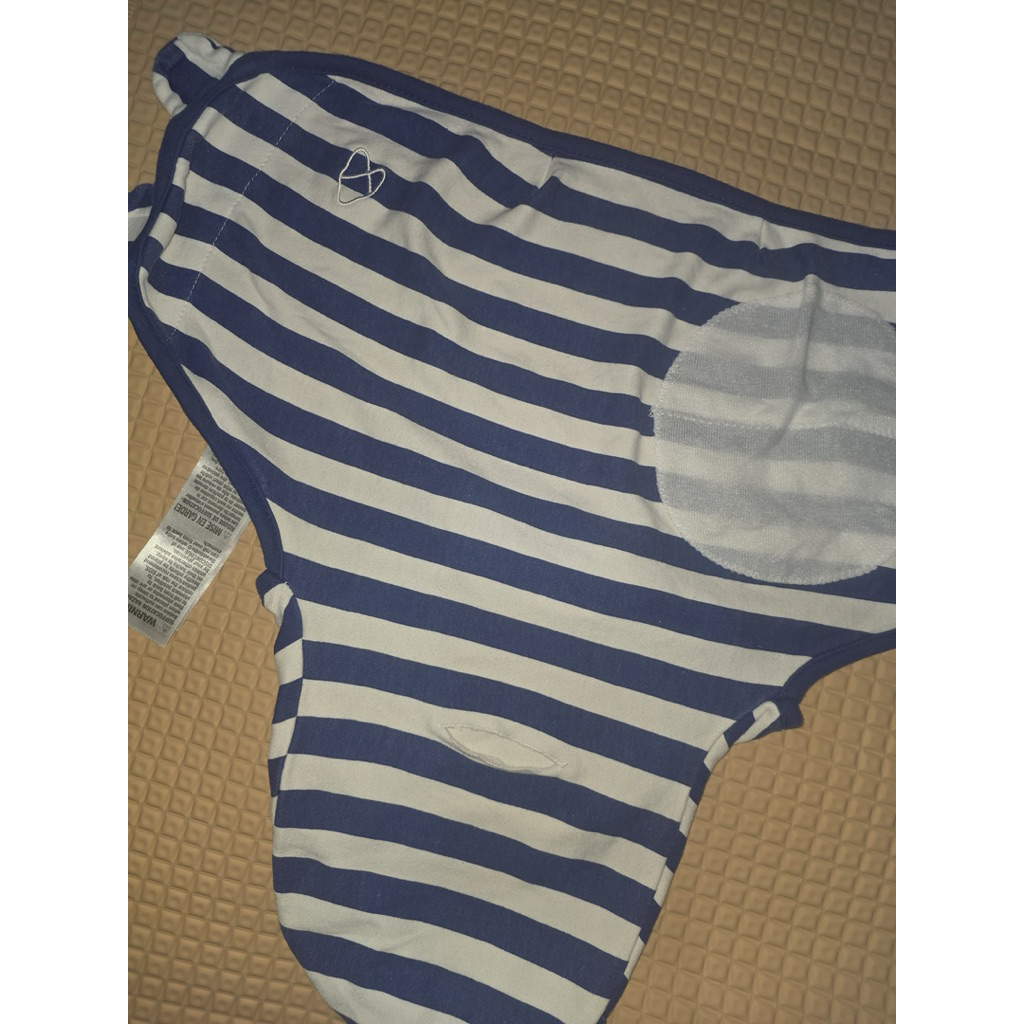 Bedong Bayi SwaddleMe Original Stripe Navy - Preloved Like New