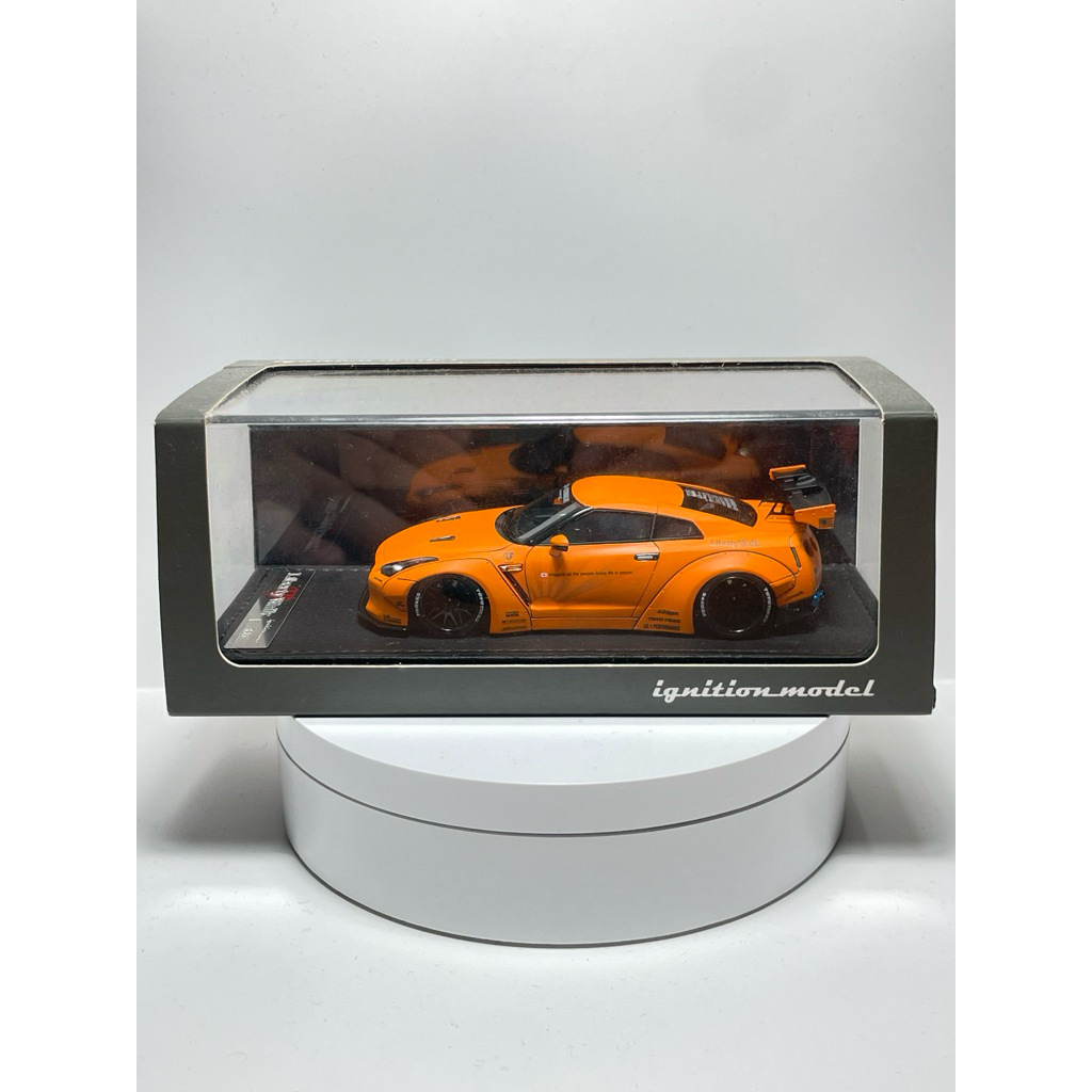 Ignition Model 1/43 LB-WORKS Nissan GT-R R35 Orange Metallic