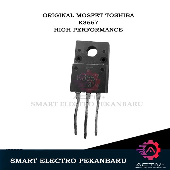 ORIGINAL MOSFET K3667 TOSHIBA SEMICONDUCTOR 7.5A 600V 2SK3667 K 3667 2SK 3667 2S K3667 TRANSISTOR TR