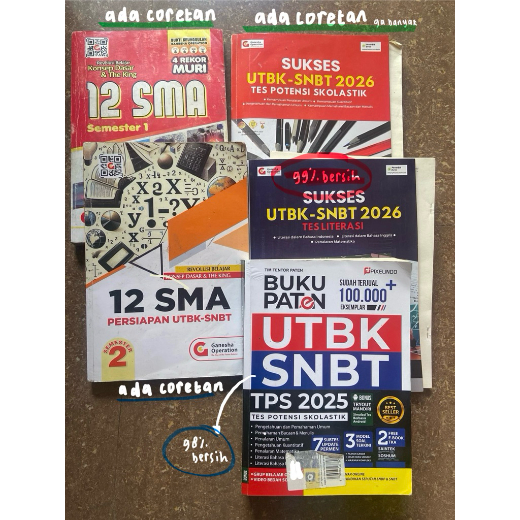buku utbk preloved