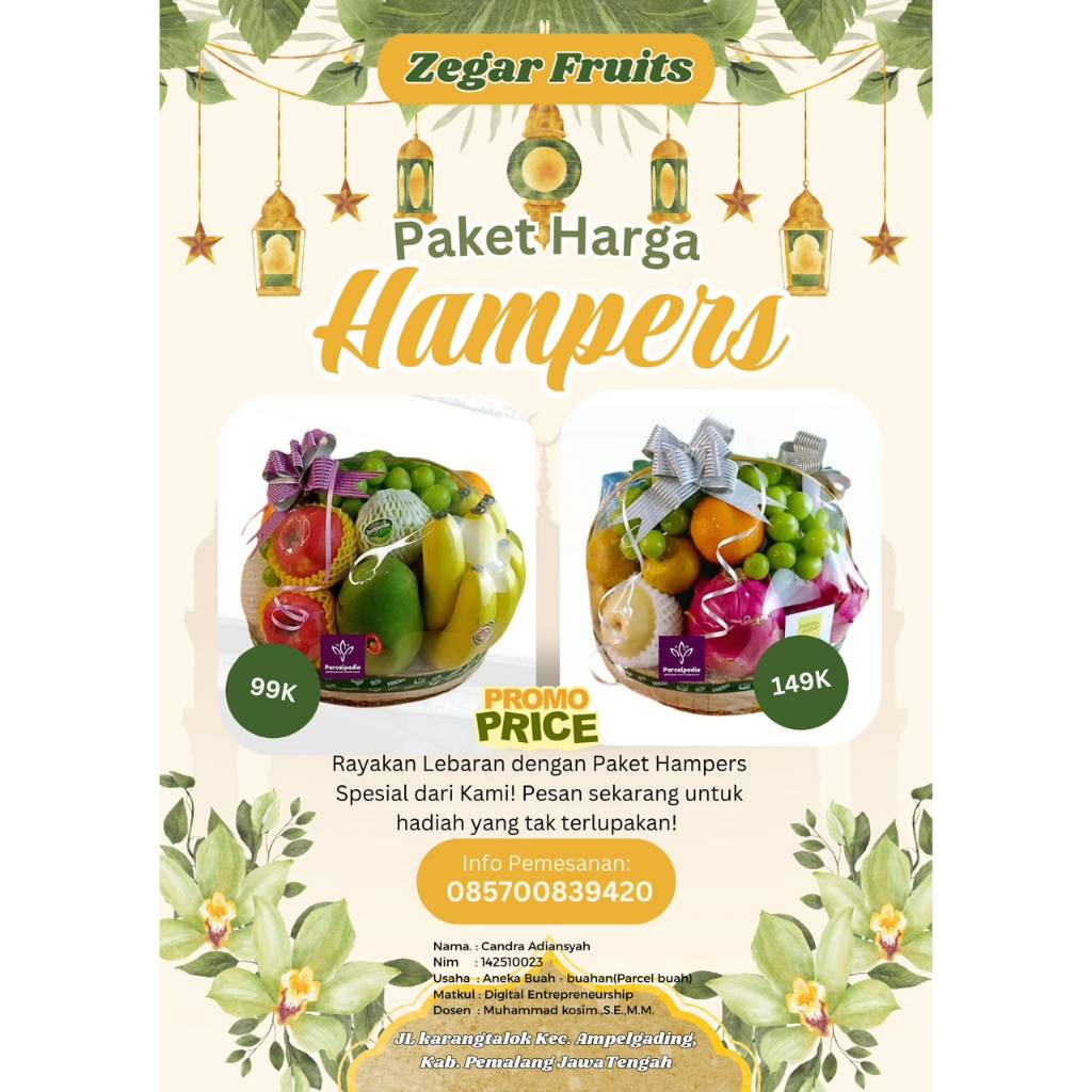 parcel buah by (zegar fruits)