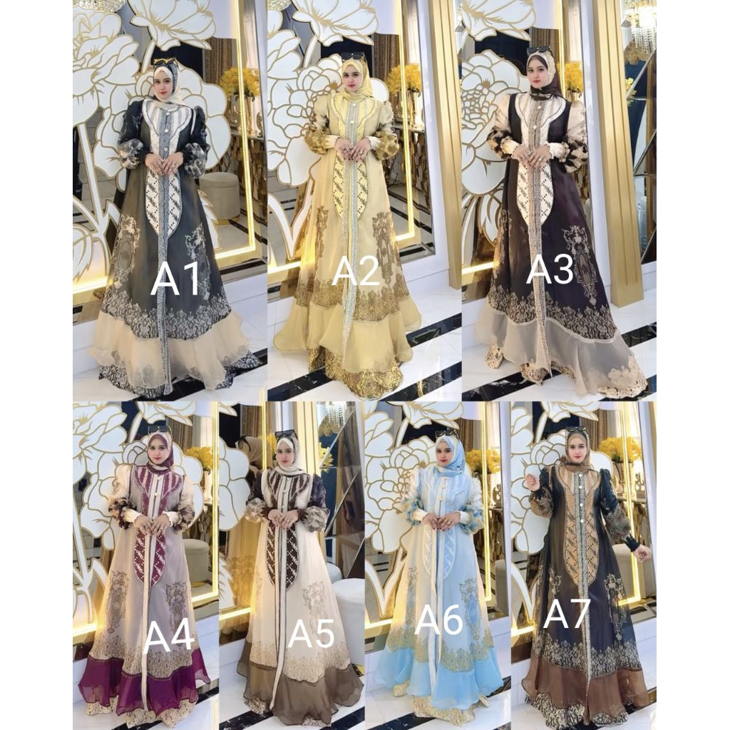 gamis syari windes rafanda dwina azizil alqiblat ucel syari