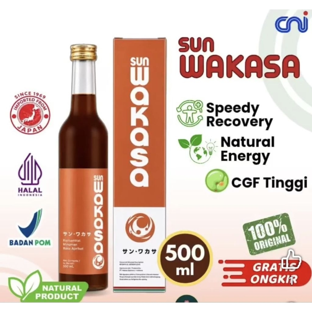 CNI Chlorella W Sun Wakasa 500 ml
